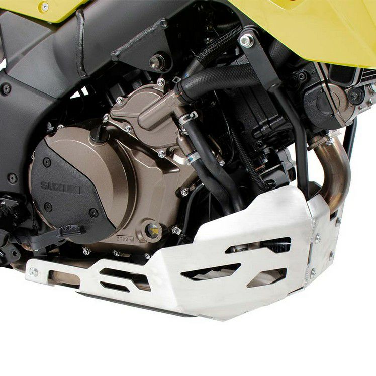 Vストローム1050 アンダーガード アルミ シルバー ヘプコ＆ベッカー_1