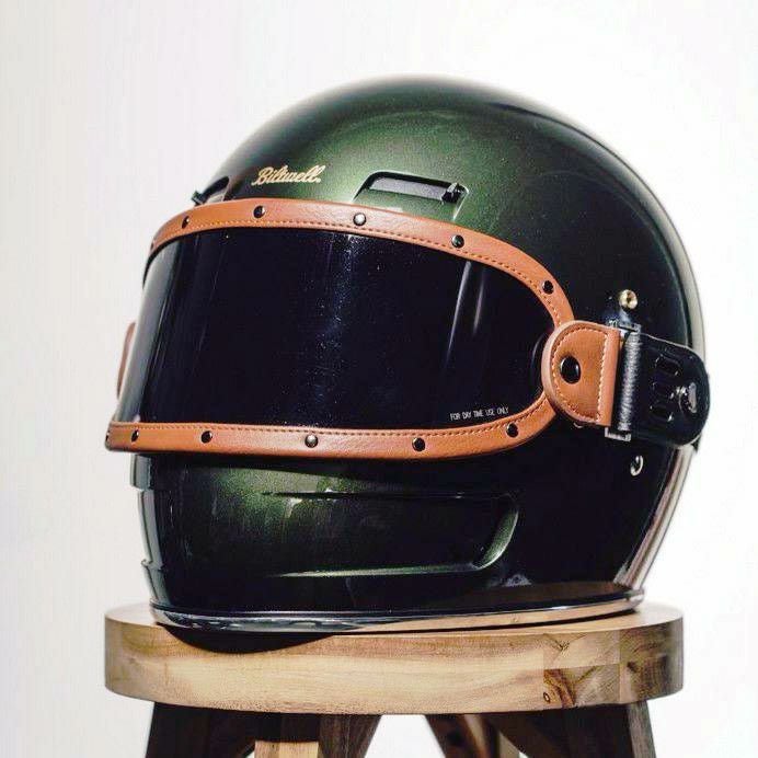 The Equilibrialist マスカ (クリア) with Tan Black edge | バイク