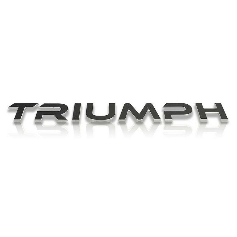 トライアンフ TRIUMPH 3Dロゴステッカー CNC 削り出しアルミ製 タンク