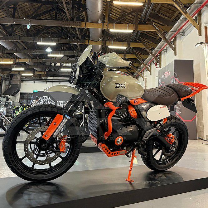 トライアンフ スクランブラー400X スピード400 ラゲッジラック DKデザイン_7