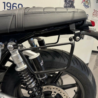 トライアンフ スピードツイン900 25- サドルバッグ ステー サテンブラック 左右セット La Poderosa_1