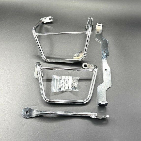 ホンダ ダックス125 サドルバッグサポート クローム 左右セット La