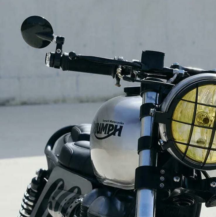 トライアンフ 空冷/水冷ツイン全車 バーエンドミラー タマリット