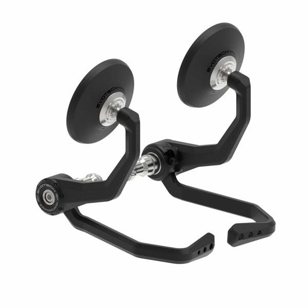 カワサキ Z650 17～ バーエンドミラー＆プロテクターキット ブラック 左右セット エボテックパフォーマンス_1