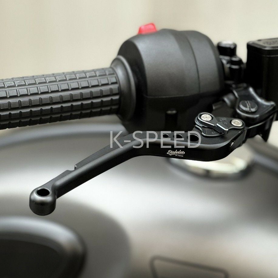 トライアンフ スピード400/スクランブラー400X ブレーキレバー＆クラッチレバー Diabolus ブラック K-SPEED_1