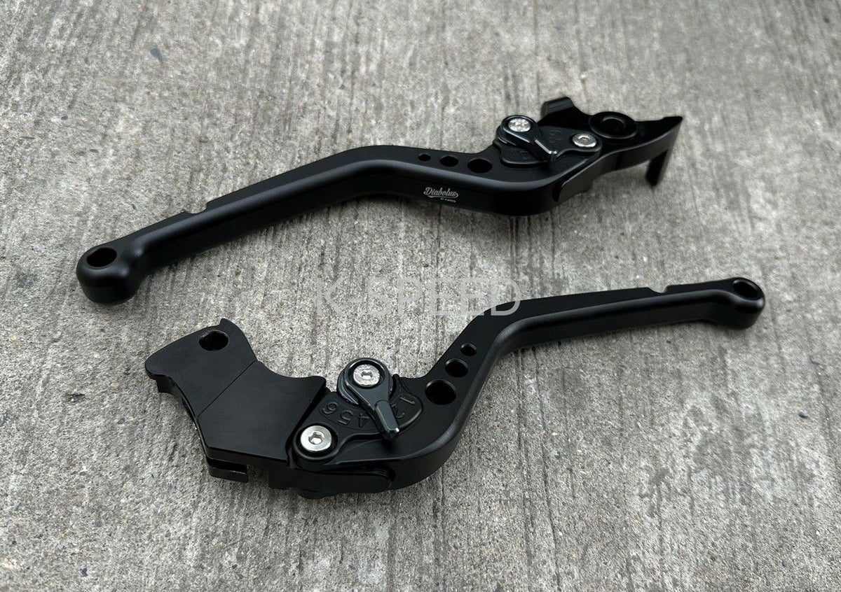 トライアンフ スピード400/スクランブラー400X ブレーキレバー＆クラッチレバー Diabolus ブラック K-SPEED_2