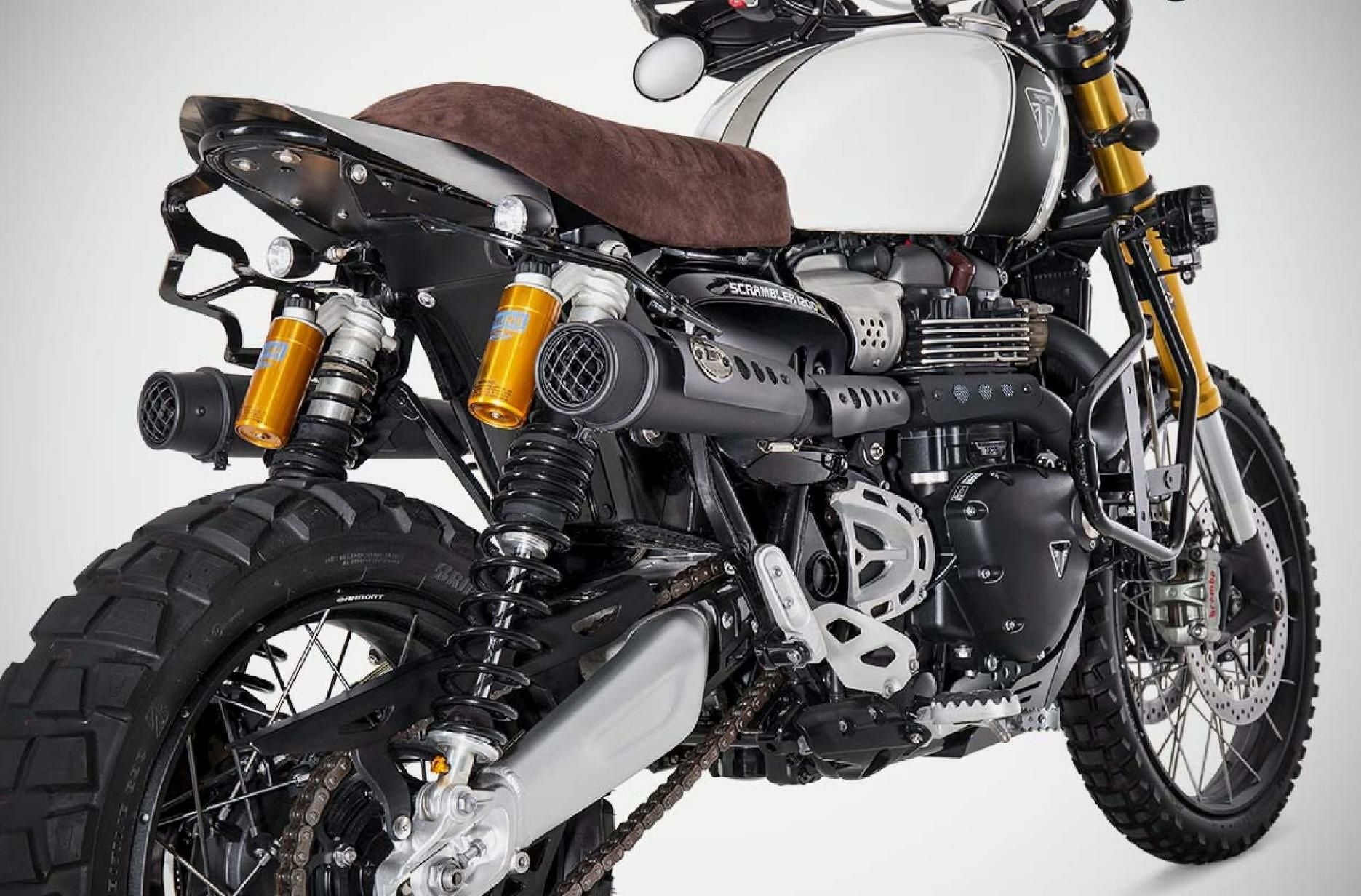 TRIUMPH SCRAMBLER1200 XC XE トライアンフ　マフラー トライアンフ スクランブラー1200 19～23 スカリコ フルエキゾースト