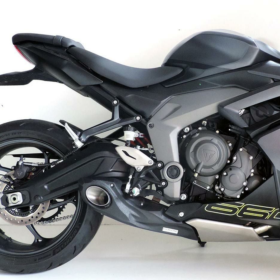 トライアンフ デイトナ660 フルエキゾーストマフラー CS レーシング