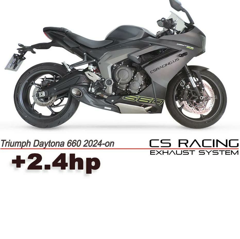 トライアンフ デイトナ660 フルエキゾーストマフラー CS レーシング トライアンフ デイトナ660 フルエキゾーストマフラー CS レーシング