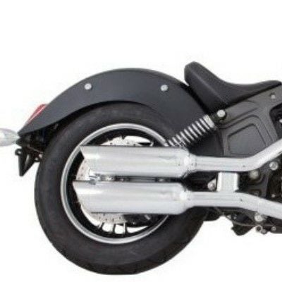 インディアン スカウト 15-24 スリップオンマフラー ショート クローム