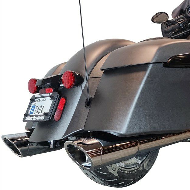 Bassani 4インチ・パフォーマンススリップオンマフラー スラッシュ