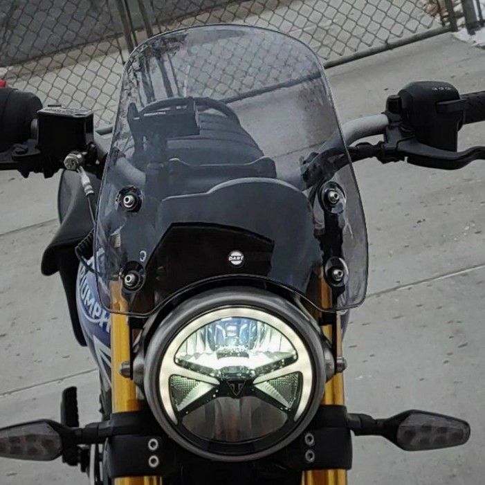 トライアンフ スピード400 マーリンS3 ダークスモーク DART FLYSCREEN