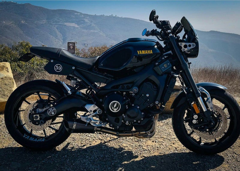 XSR900 2022～ スクリーン ピラニアS3 ブラック DART FLYSCREEN 