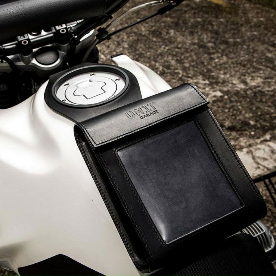 UNIT GARAGE タンクバッグ レザー ブラウン | バイクカスタムパーツ