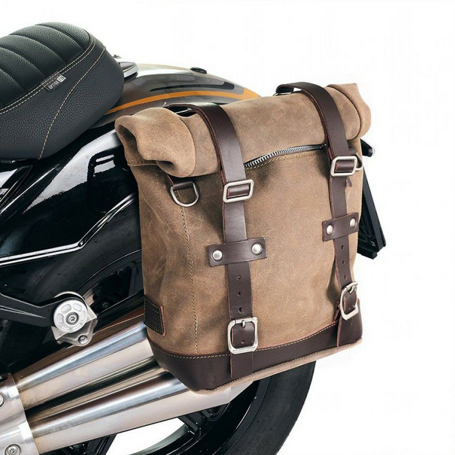 BMW R12nineT サイドバッグ ワックススウェード 22L-30L コロラド