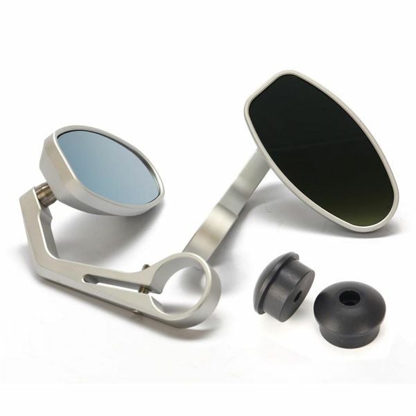 ロイヤルエンフィールドベア650 バーエンドミラー シルバー  Hitchcocks Motorcycles_1