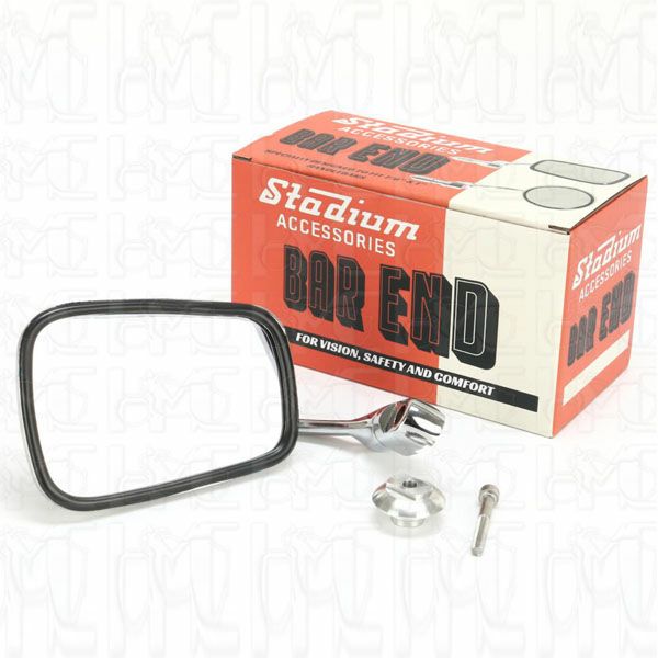 ロイヤルエンフィールドベア650 スタジアム ステンレス バーエンドミラー 角型タイプ  Hitchcocks Motorcycles_1