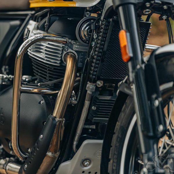 【純正】ロイヤルエンフィールド ベア650 ラージエンジンガード シルバー Royal Enfield_1
