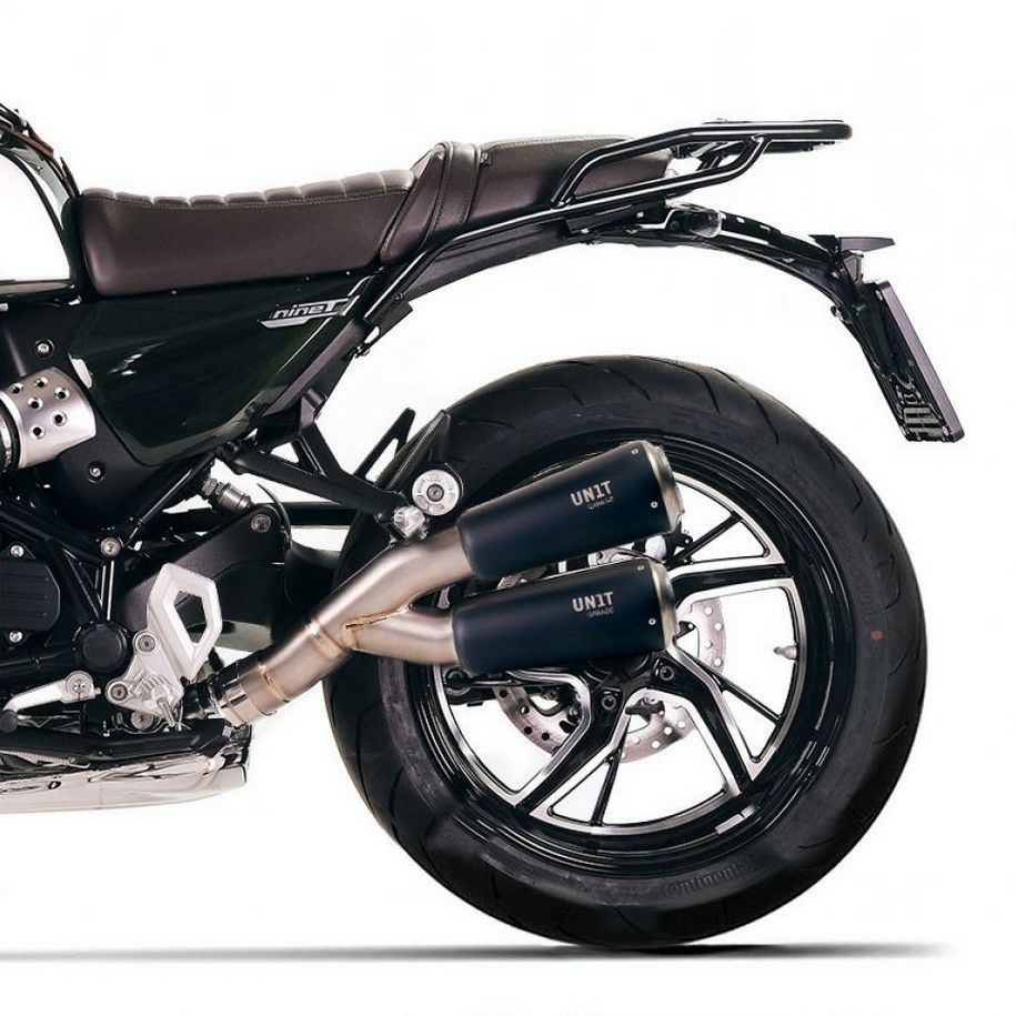 BMW R12/R12nineT スリップオンマフラー ダブルローパイプ チタン
