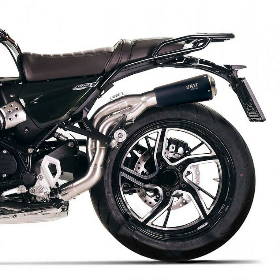 BMW R12/R12nineT スリップオンマフラー ハイパイプ ブラック Eマーク