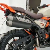 トライアンフ スクランブラー400X/XC スピード400 リンクパイプ for アップマフラー DKデザイン_1