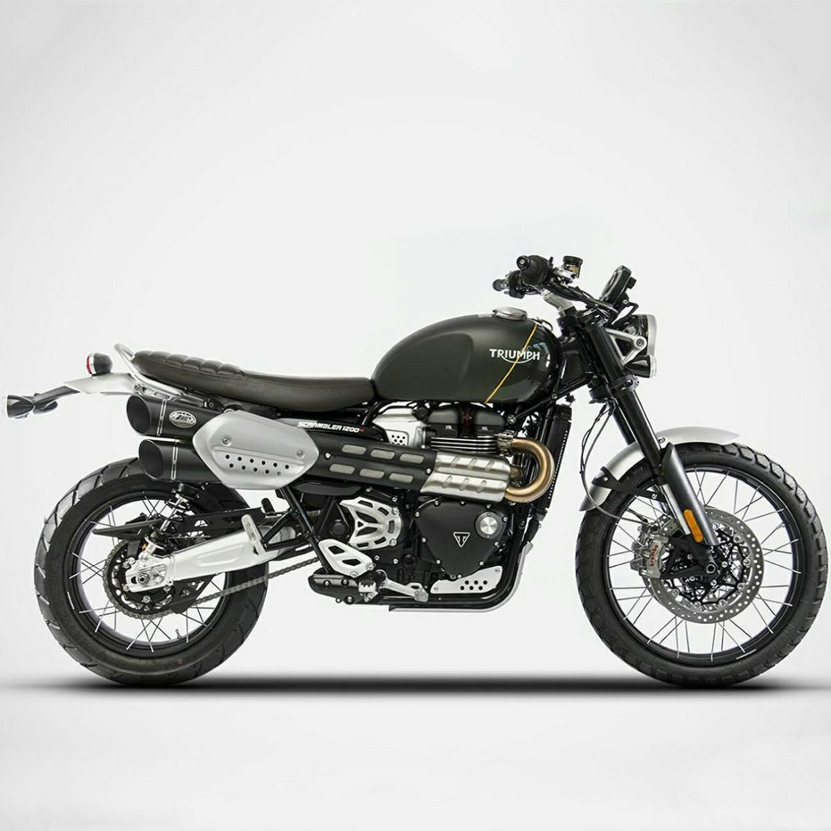 TRIUMPH スクランブラー1200 (2024-) レーシングスリップオンマフラー