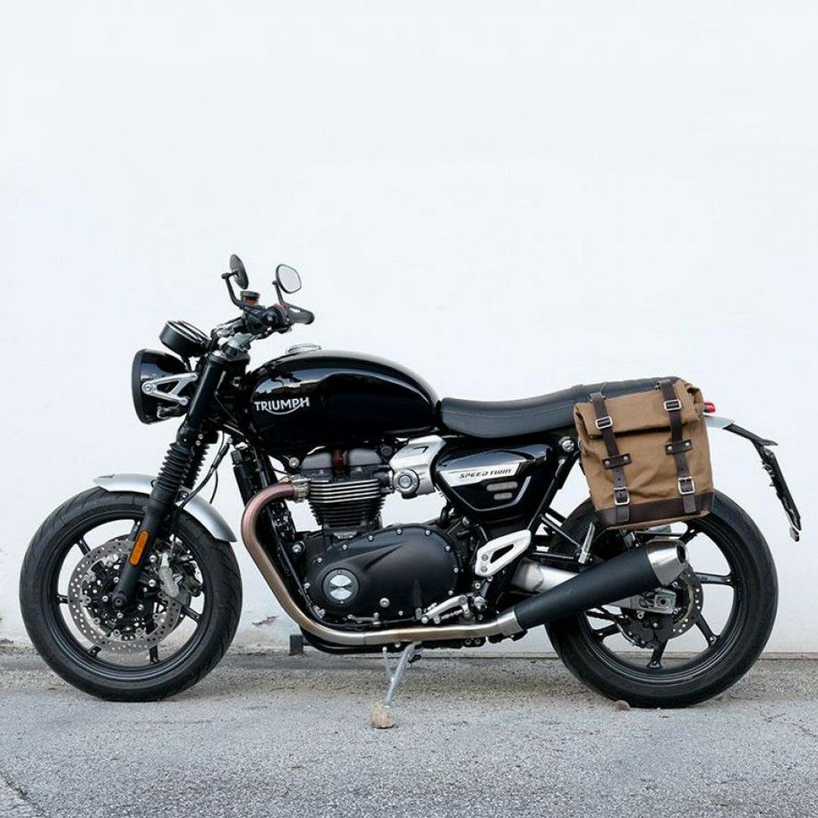 スラクストン/R/RS スピードツイン1200 サイドバッグ キャンバス 10L