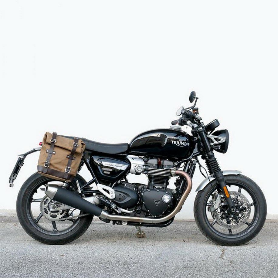 スラクストン/R/RS スピードツイン1200 サイドバッグ キャンバス 10L