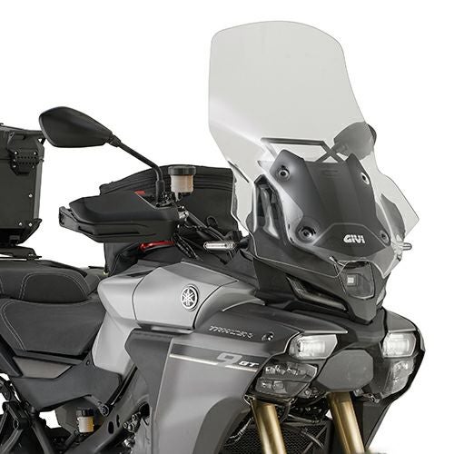 トレーサー9/9GT/9GT+ 25- ウインドスクリーン 59.5x51 クリア GIVI