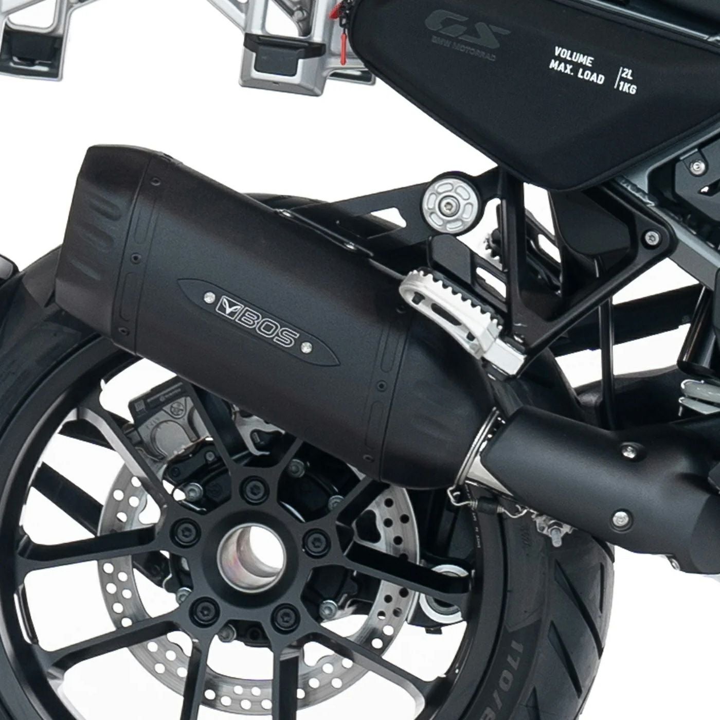 BMW R 1300 GS BOS スリップオンマフラー デザートフォックス ダブルD