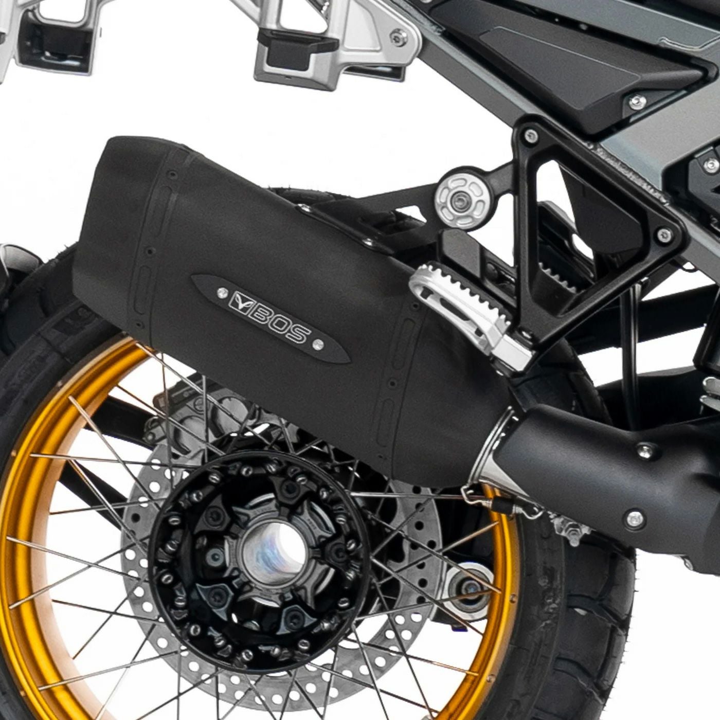 BMW R 1300 GS BOS スリップオンマフラー デザートフォックス ダブルD
