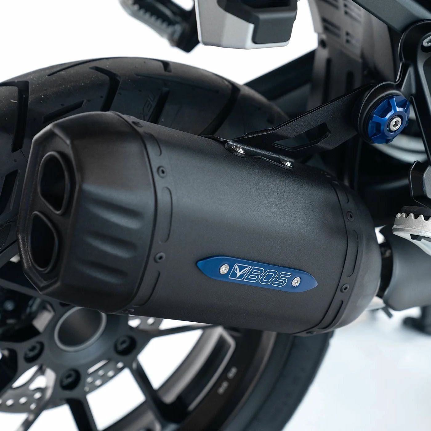 BMW R 1300 GS BOS スリップオンマフラー デザートフォックス ダブルD