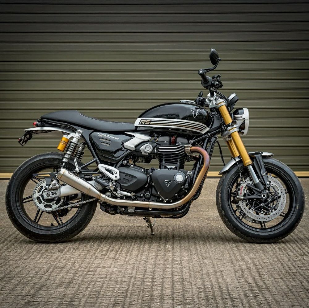 トライアンフ スピードツイン1200/RS 25- スリップオンマフラー