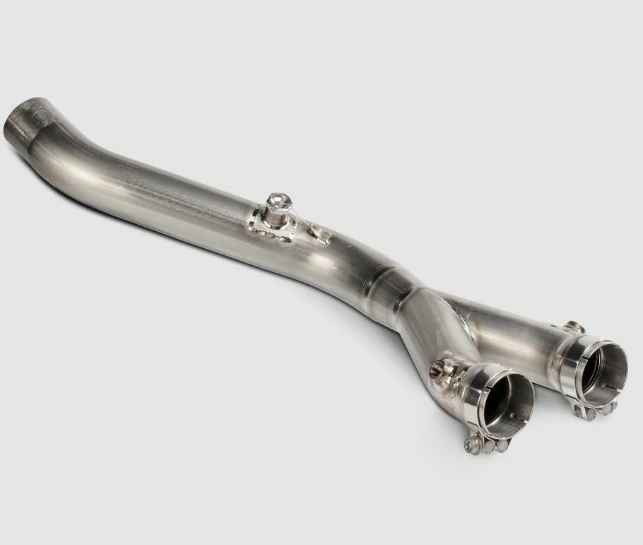 AKRAPOVIC リンクパイプ (コレクターパイプ) チタン YAMAHA MT-10