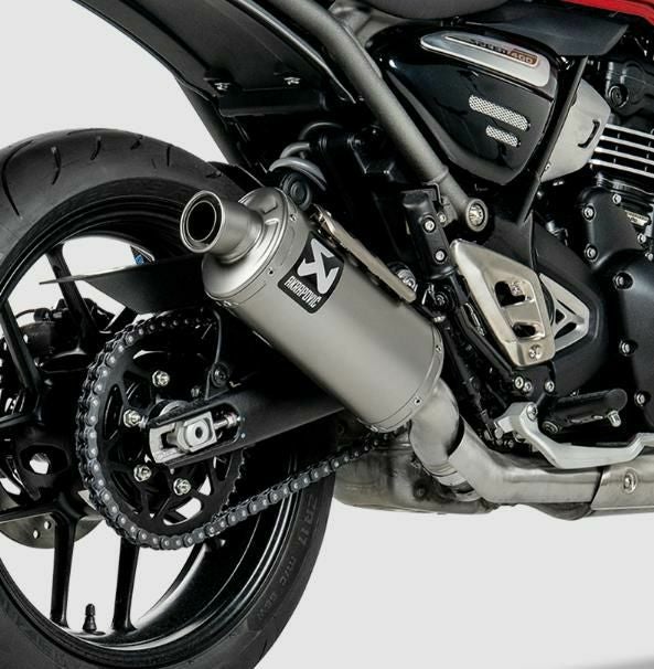 triumph Akrapovic チタンスリップオンマフラー AKRAPOVIC スリップオンマフラー チタニウム TRIUMPH スピード400