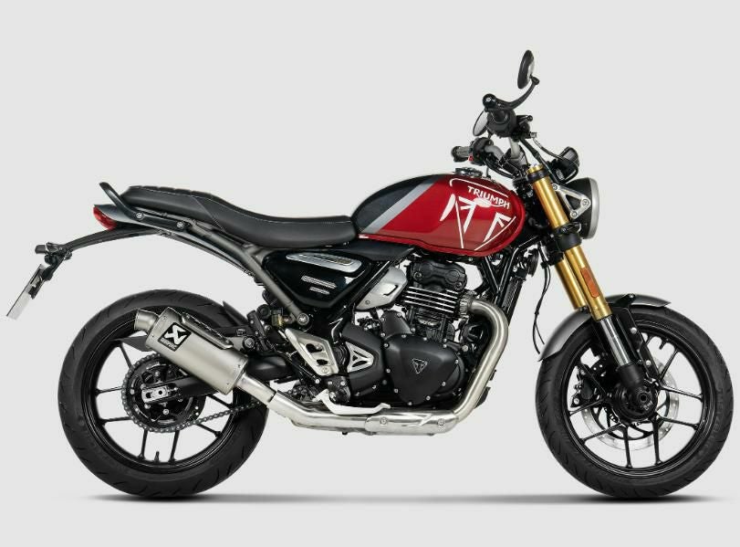 AKRAPOVIC スリップオンマフラー チタニウム TRIUMPH スピード400