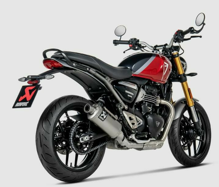 AKRAPOVIC スリップオンマフラー チタニウム TRIUMPH スピード400