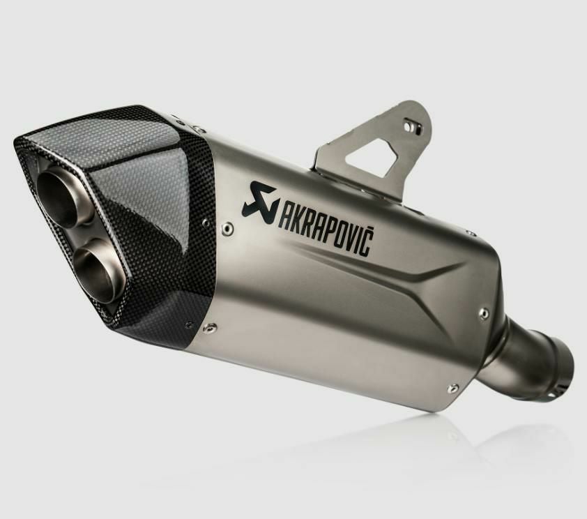 AKRAPOVIC スリップオンマフラー チタン シルバー BMW R1300GS (2024