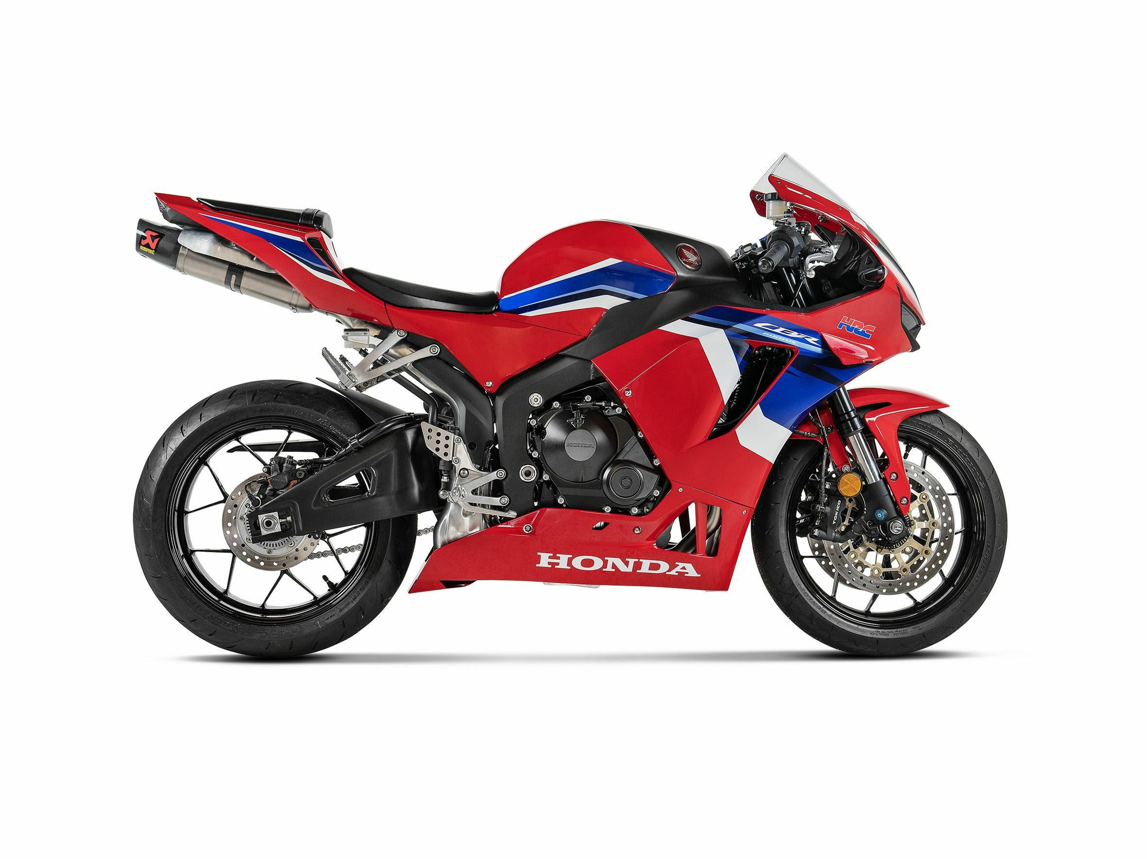 アクラポビッチ製のHONDA CBR600RR (2013-2025)専用チタニウムフル