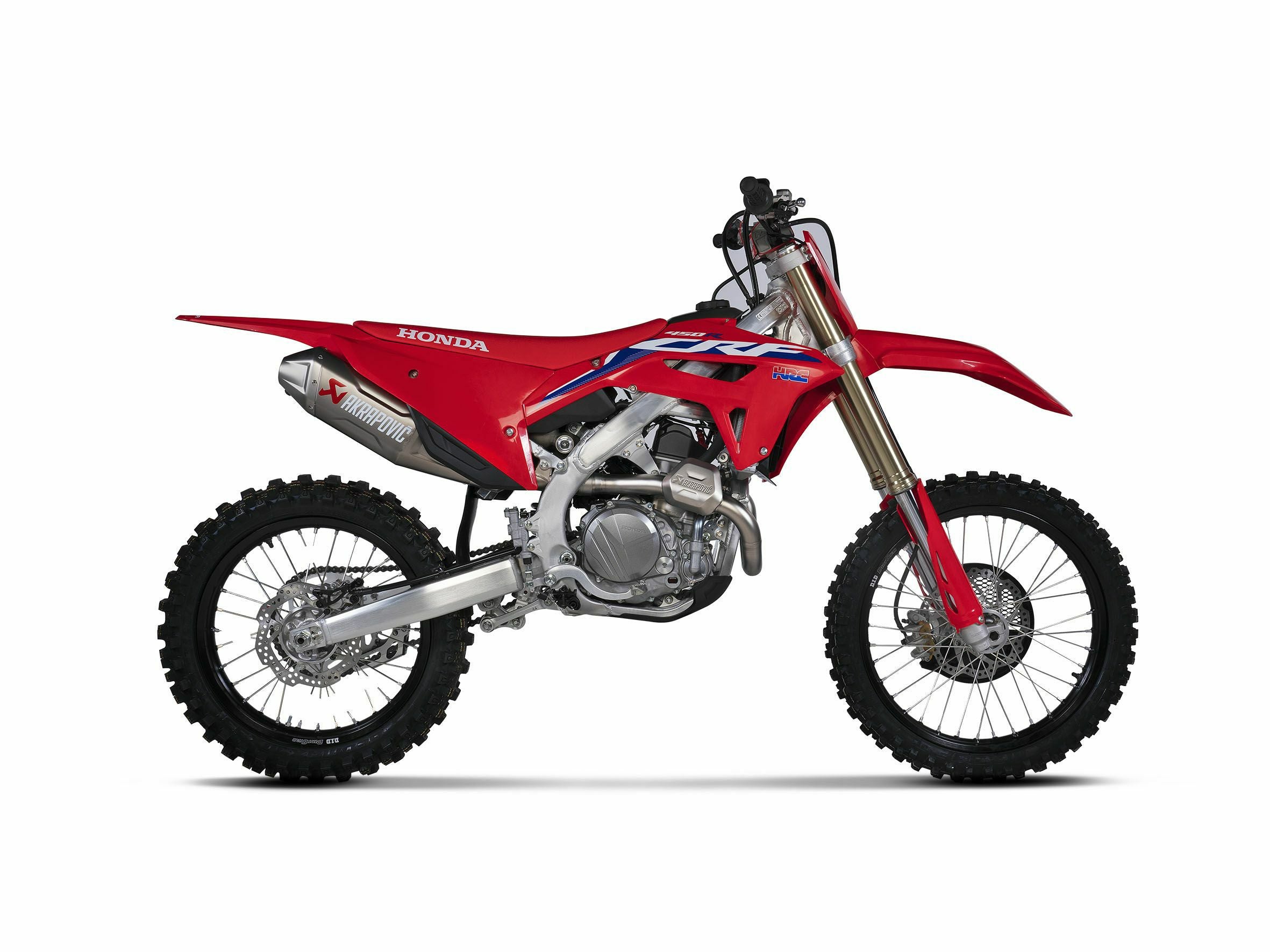 アクラポビッチ製のHONDA CRF450R/450RX (2021-2024)専用チタニウム