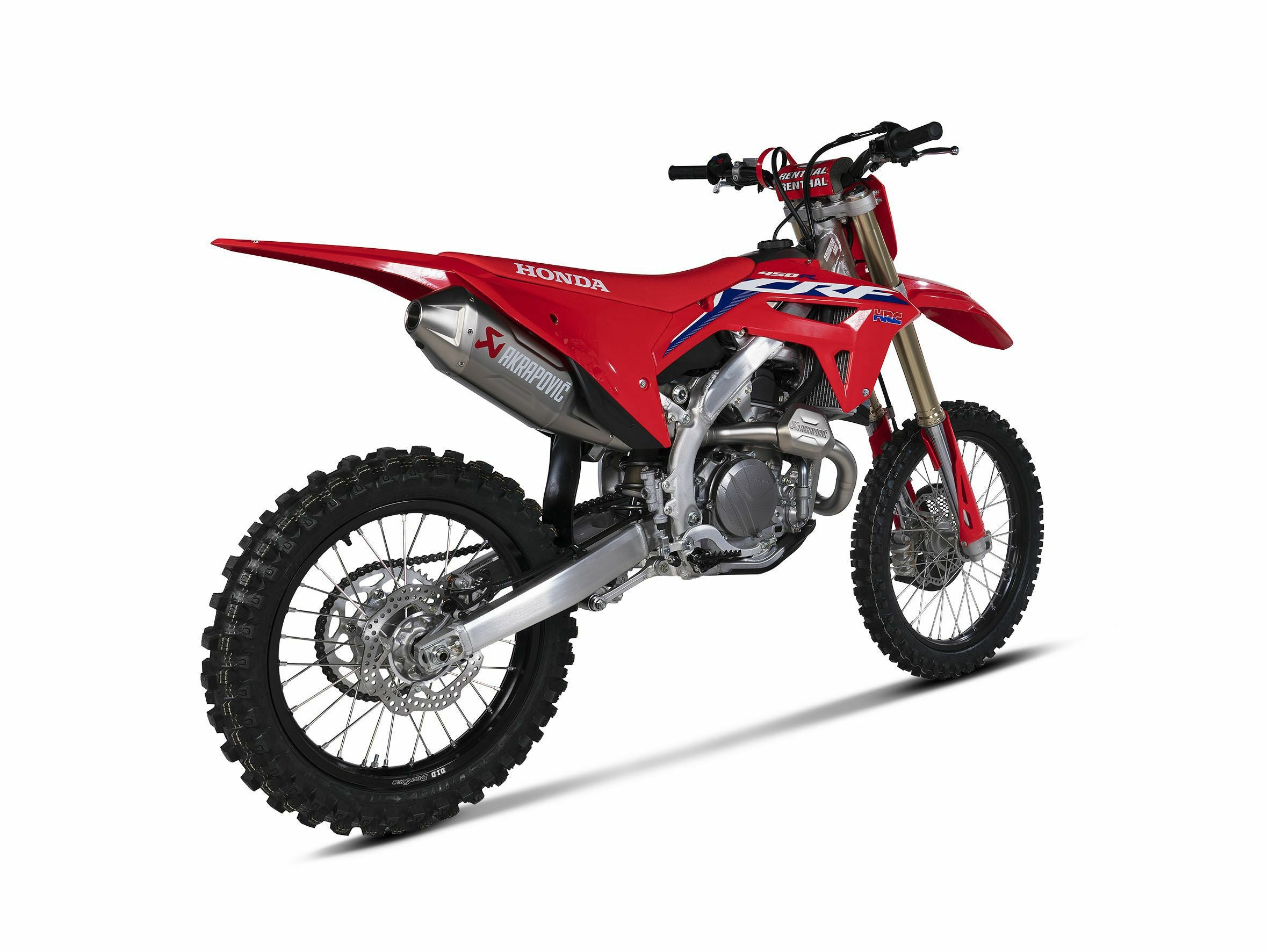 アクラポビッチ製のHONDA CRF450R/450RX (2021-2024)専用チタニウム