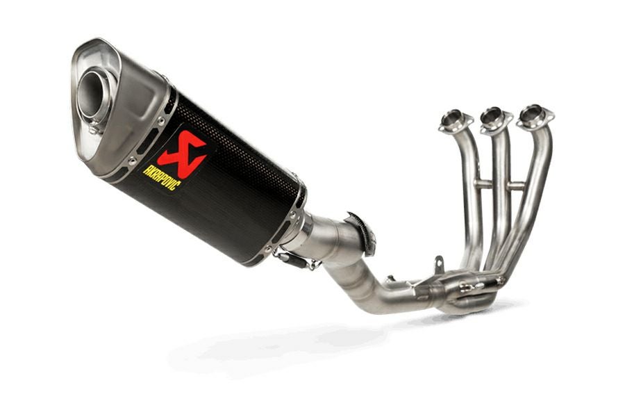 トレーサー9gt+ Akrapovic カーボンファイバー マフラー AKRAPOVIC フルシステムマフラー レーシングライン カーボン YAMAHA