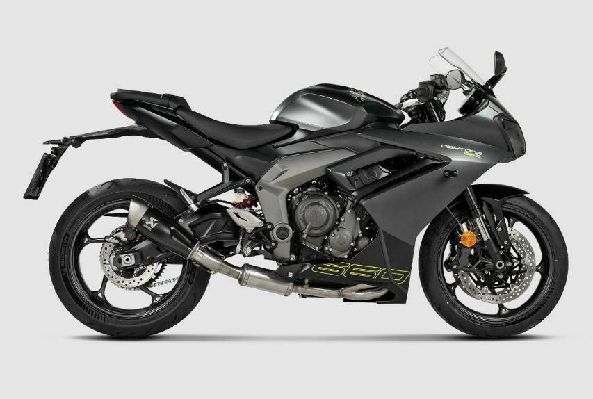 AKRAPOVIC フルシステムマフラー レーシングライン チタン TRIUMPH