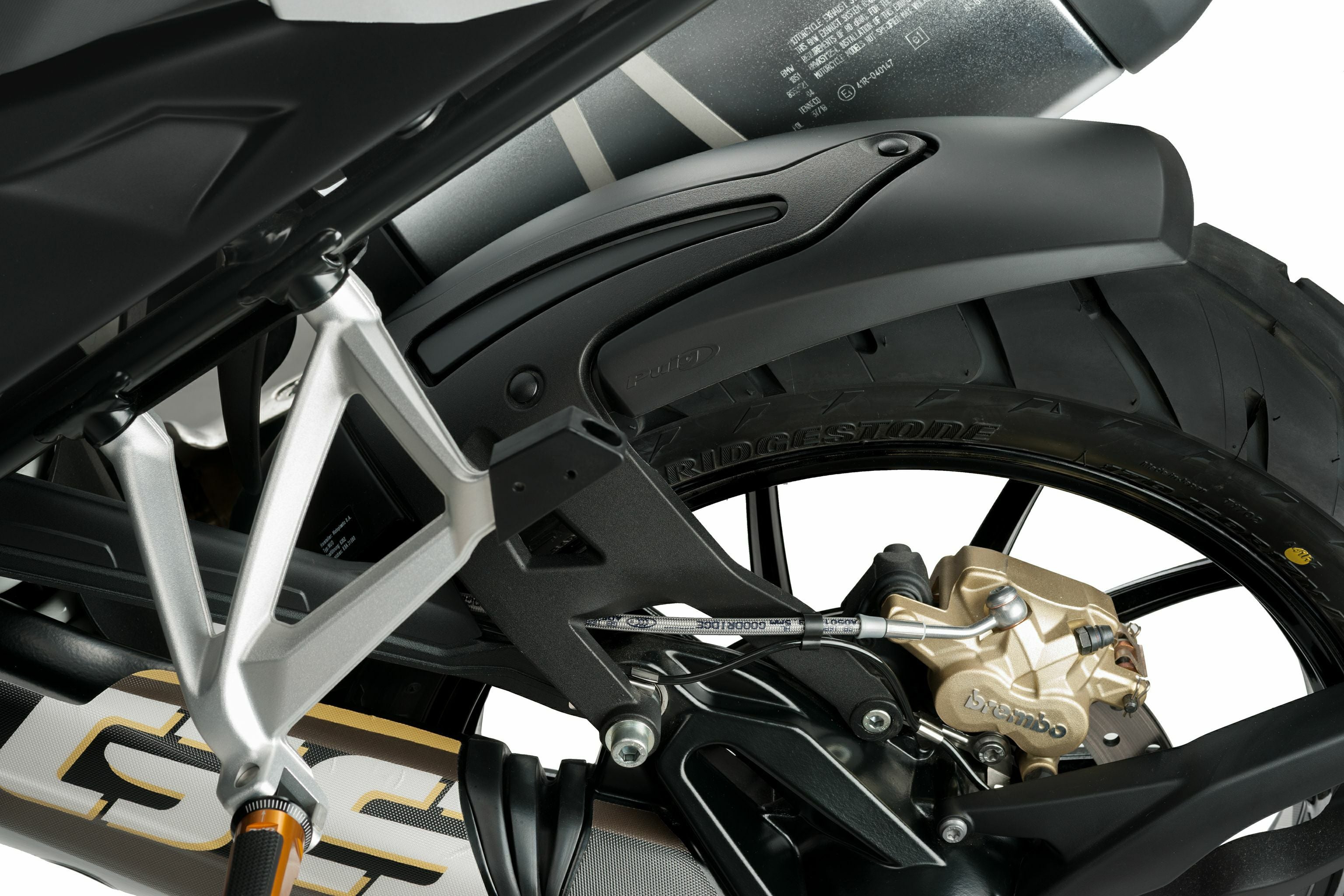 PUIG リアフェンダー マットブラック BMW R1250GS アドベンチャー