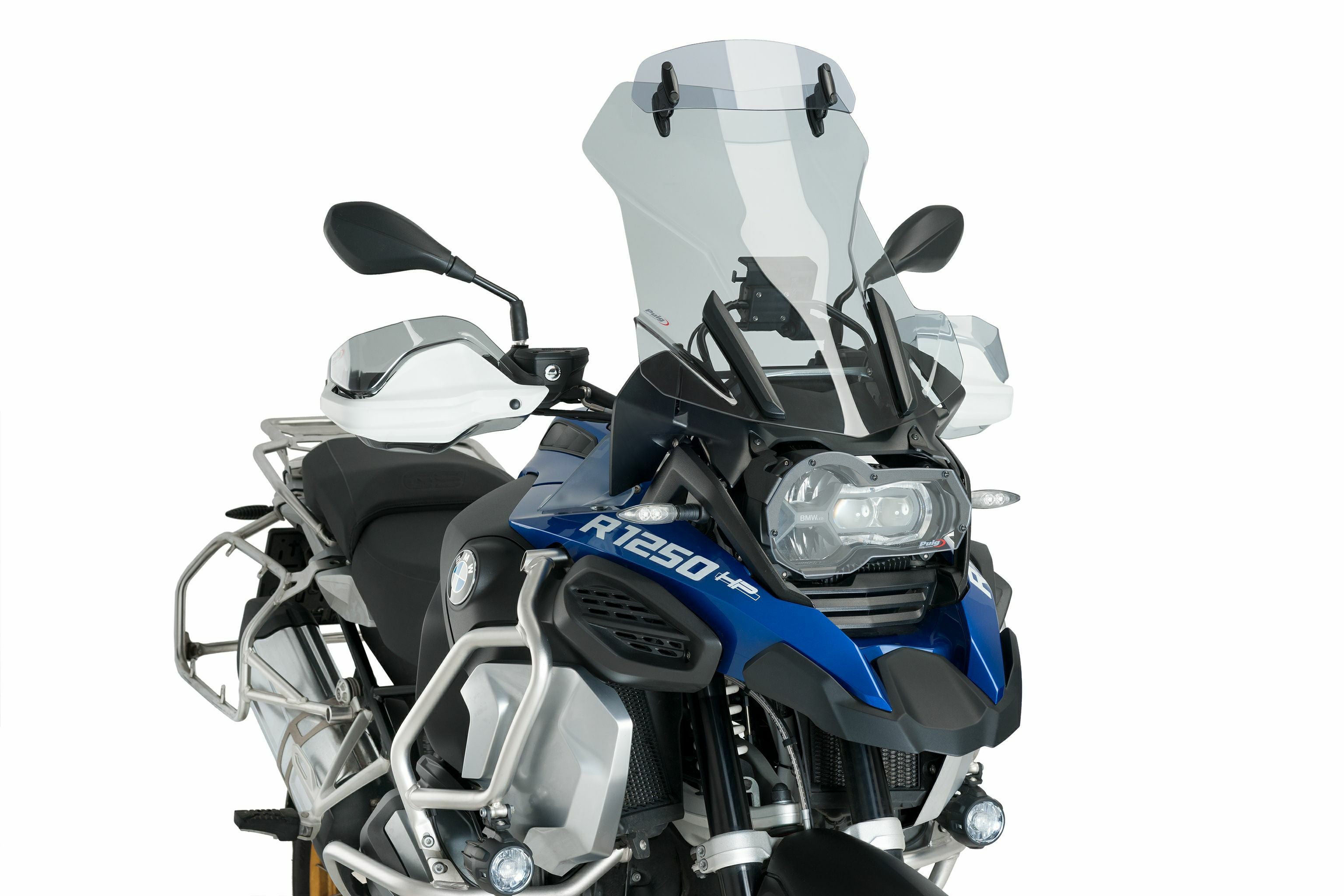  R1250GSアドベンチャー用スモーク　スクリーン PUIG バイザー付ツーリングスクリーン スモーク BMW R1250GS Adventure