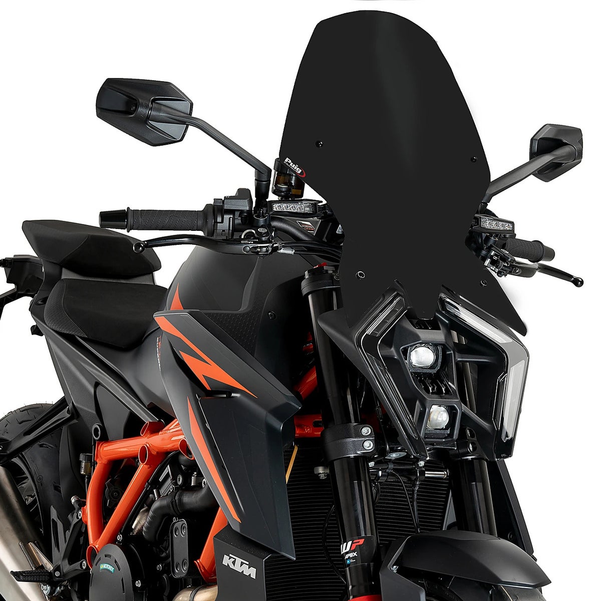 Puig ツーリングスクリーン NEW GENERATION マットブラック KTM 1390スーパーデュークR / Evo (2024-)_1