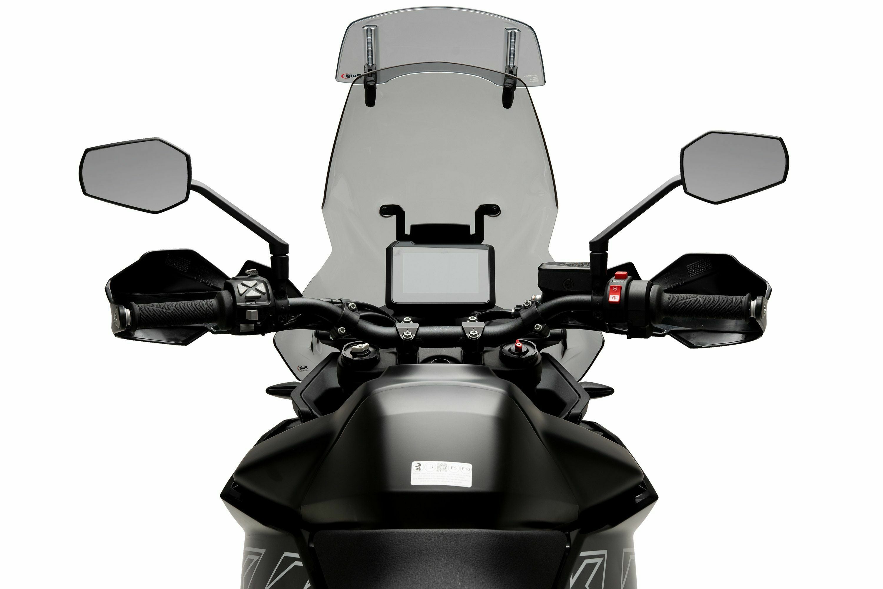 PUIG バイザー付ツーリングスクリーン スモーク KTM 890 SMT (2023-2024)