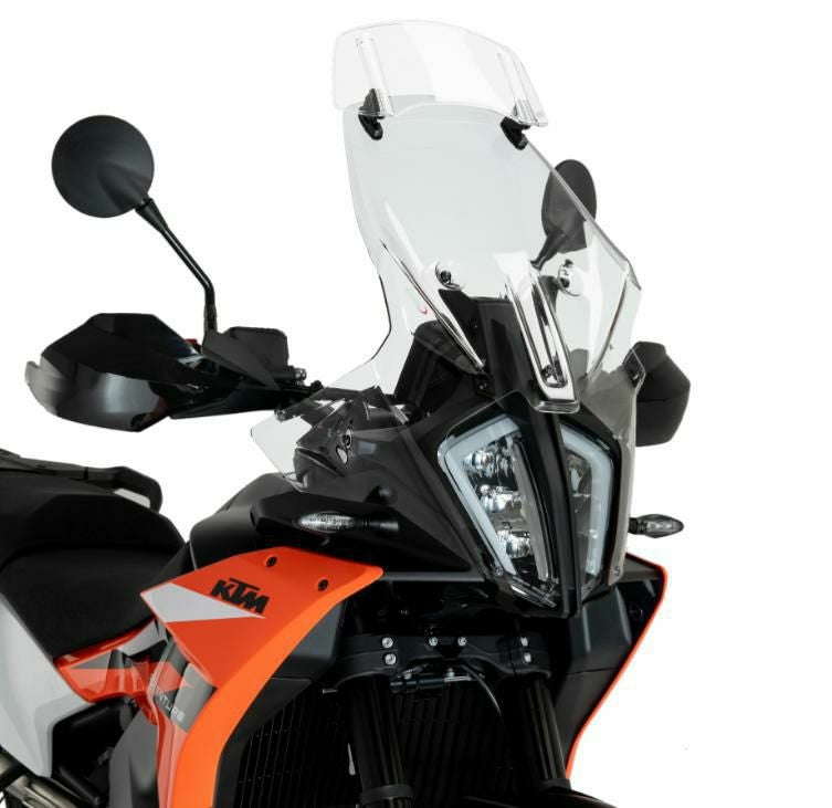 KTM 890アドベンチャー純正スクリーン PUIG バイザー付ツーリングスクリーン クリア KTM 890 アドベンチャー