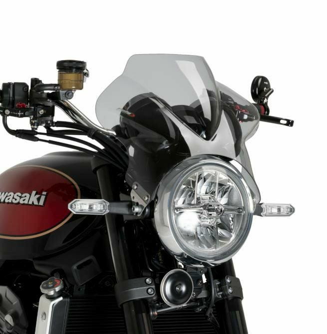 PUIG ハンドルバークランプ型汎用スクリーン Ranger スモーク