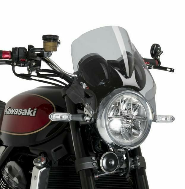 PUIG ヘッドライトマウント型汎用スクリーン Top スモーク